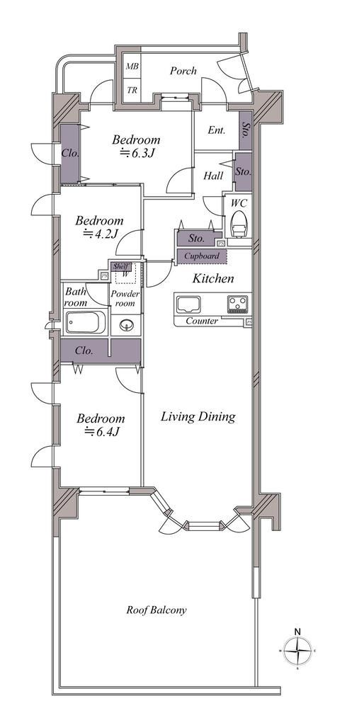 ダイアパレス学芸大学Ⅱの外観
