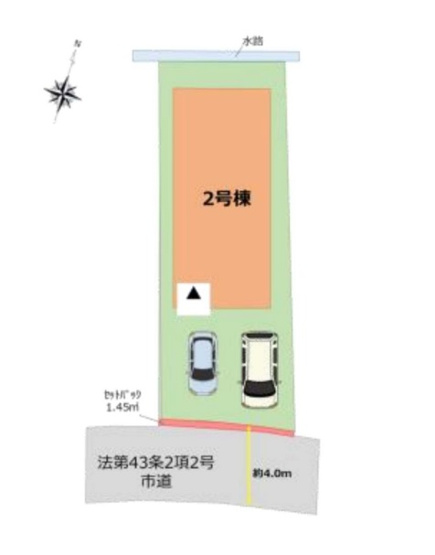 【区画図】 | 春日市小倉4丁目1期　2号棟（全2棟）【仲介手数料無料・0円】 | 区画図です。2号棟