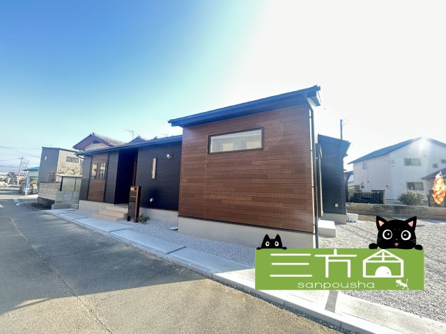 新築　前橋市下新田町　Blooming　Garden　１号棟の外観|現地写真　2026年2月完成しました！ご内覧等、お気軽にお問合せください♪　							
　							
