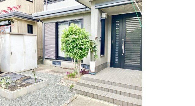 八代市松江町中古戸建ての庭