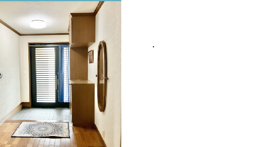 八代市松江町中古戸建ての玄関