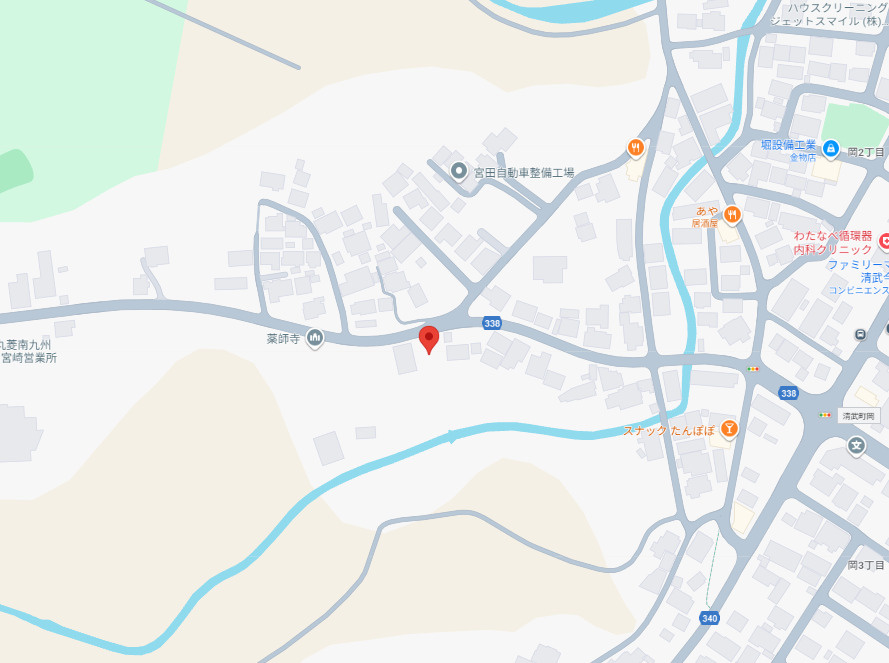 清武町今泉岡　売地の地図