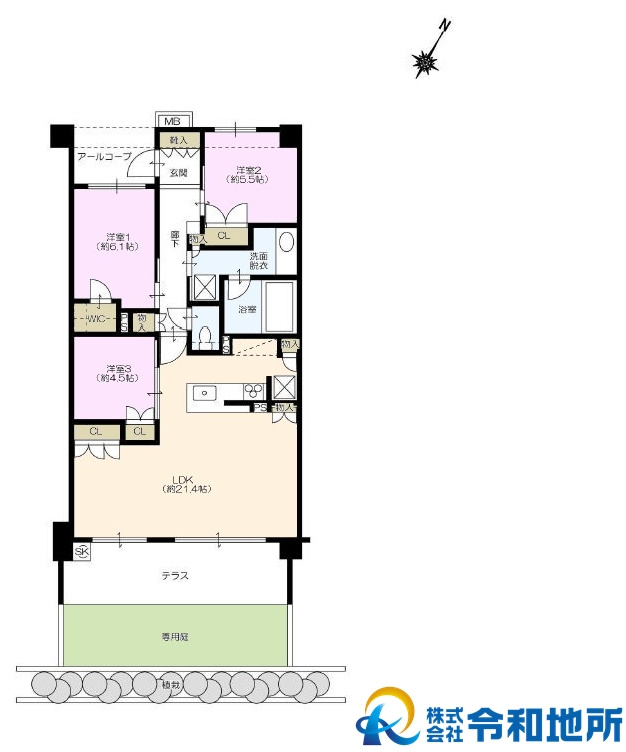 リストレジデンス茅ヶ崎海岸の間取り