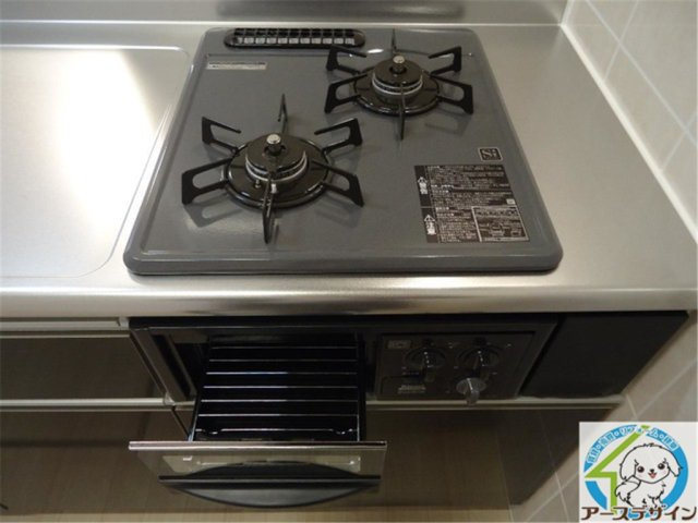 サンコート北在家のキッチン|パース写真