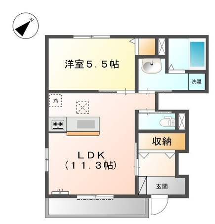 サンコート北在家の間取り