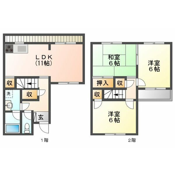 ヤシロガーデンハウスの間取り