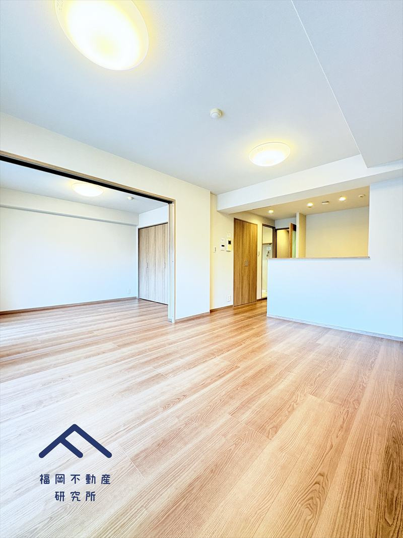 シティパル白木原の居間・リビング