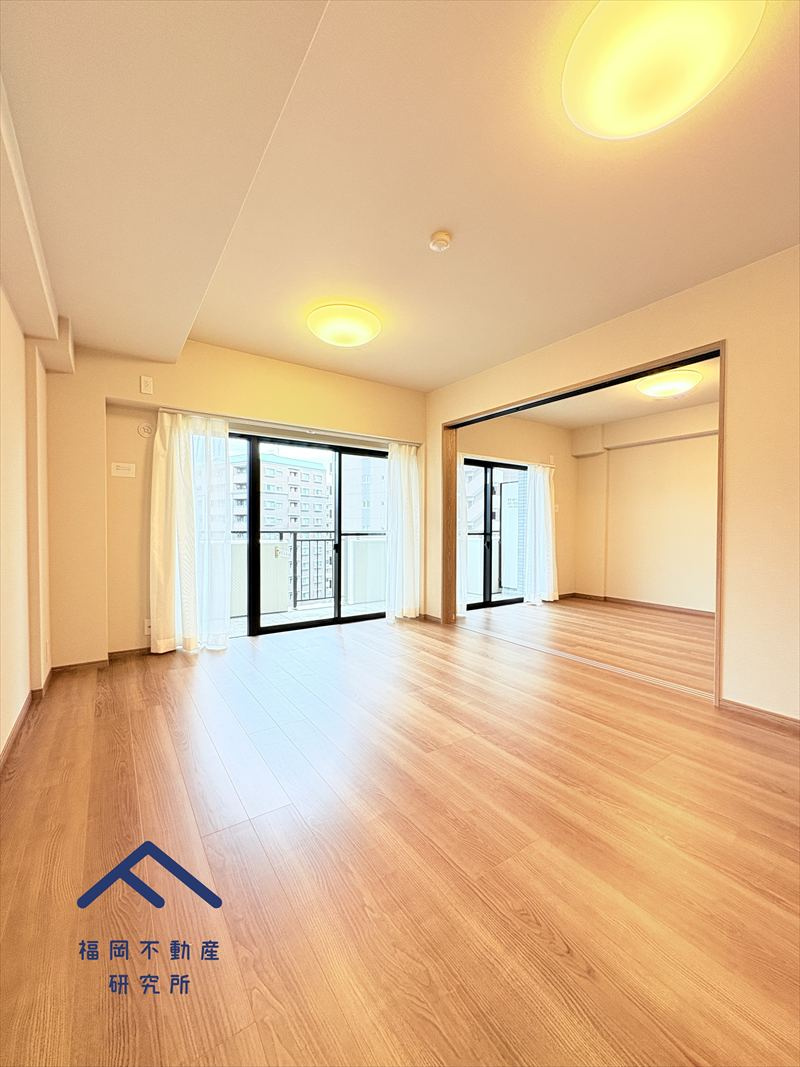 シティパル白木原の居間・リビング