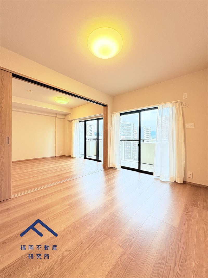 シティパル白木原の居間・リビング