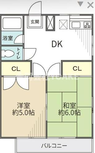 コーポフォレストの間取り