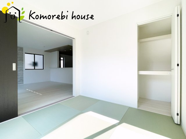 上尾市向山　11期　新築一戸建て　グラファーレ　01の和室|ゆったりとくつろげる和室です