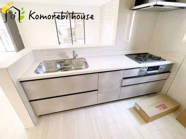 上尾市向山　11期　新築一戸建て　グラファーレ　01のキッチン|キッチンです
