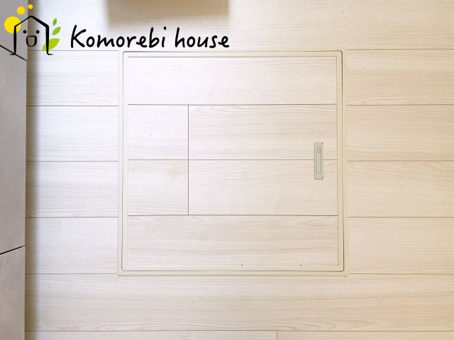 上尾市向山　11期　新築一戸建て　グラファーレ　01の内装|床下収納です