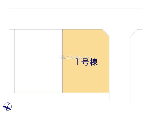 上尾市向山　11期　新築一戸建て　グラファーレ　01の区画図|1号棟