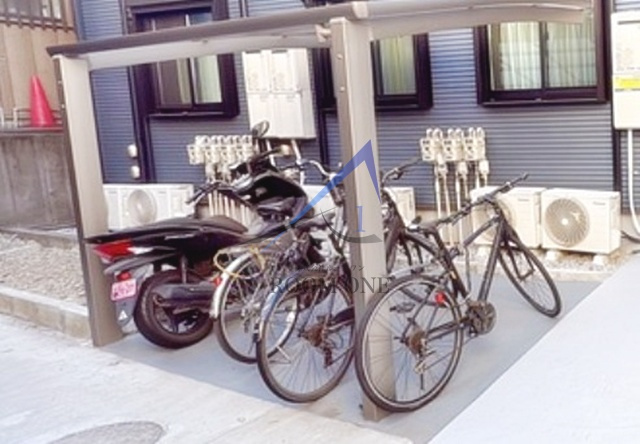 サントリーニのその他共用部分|駐輪場です。