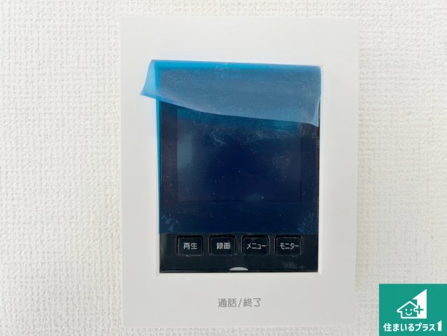 堺市中区福田　第2期　新築一戸建ての防犯設備|カラーモニターインターホン！声だけでなく来訪者の姿や顔がモニターで確認できるので、小さなお子様がいらっしゃるご家庭でも安心できます！