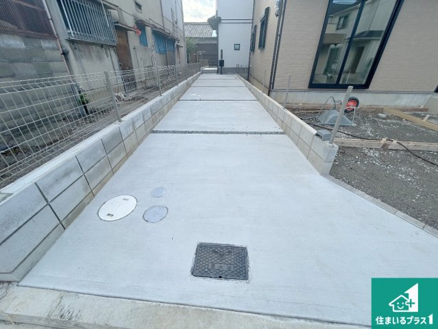 堺市中区福田　第2期　新築一戸建ての駐車場|駐車スペース！散水栓があるので、こまめに愛車を洗えます！