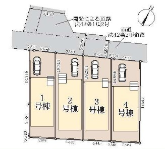 市川市東菅野５丁目第２の区画図