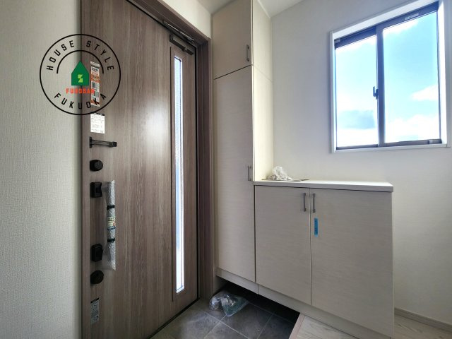 古賀市久保第2-7棟（2号棟）の防犯設備|二重ロックでしっかり防犯対策ができます。