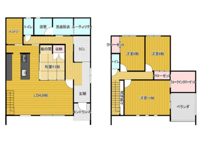 【間取り】 | 間取りは4LDKになります。