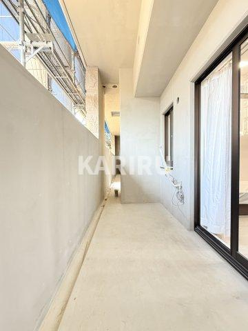 Luxe玉造南のバルコニー