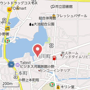 小野市黒川町　築浅中古住宅の地図