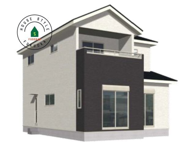 古賀市久保第2-7棟（4号棟）の完成予想図|外観も気になるポイント