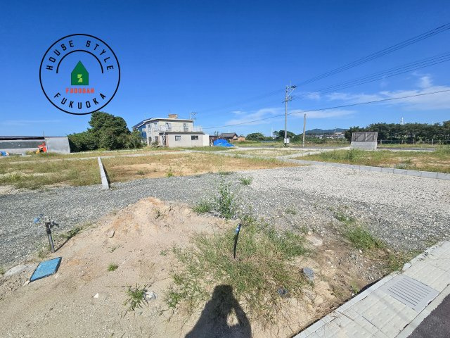 古賀市久保第2-7棟（4号棟）の外観|デザイン性のある外観です。