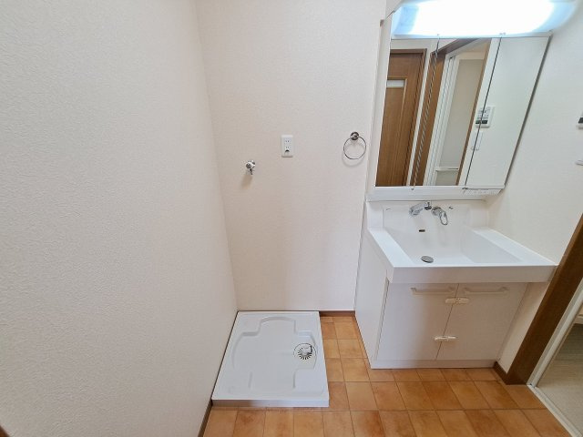 トリニティーコートの洗面所