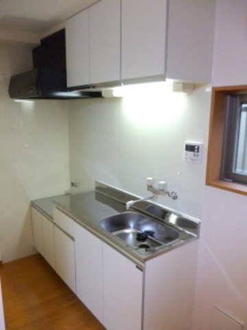 プランドールＫ１２のキッチン|ガス２口コンロ設置可　キッチンに窓あり