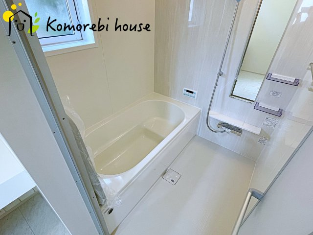 桶川市下日出谷　新築一戸建て　ブルーミングガーデン　01の浴室|10/30　撮影済み