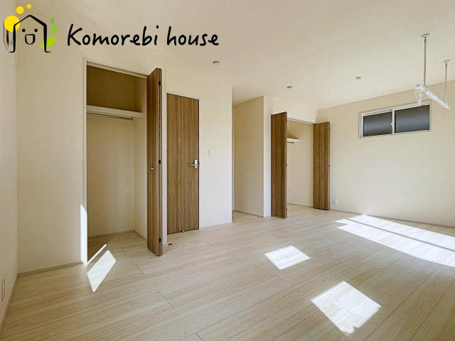 桶川市下日出谷　新築一戸建て　ブルーミングガーデン　01の寝室|10/30　撮影済み