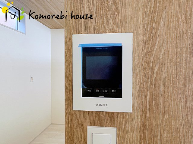 桶川市下日出谷　新築一戸建て　ブルーミングガーデン　01の防犯設備|10/30　撮影済み