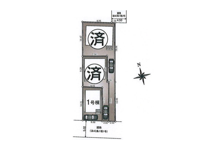 【区画図】 | 西東京市富士町4丁目　新築一戸建住宅　全3棟　(保谷店) | 1号棟/バス便充実し各方面へ好アクセス