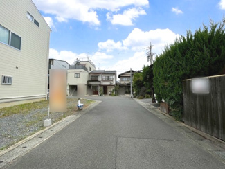 【前面道路含む現地写真】 | 右京区太秦一ノ井町　建築条件付