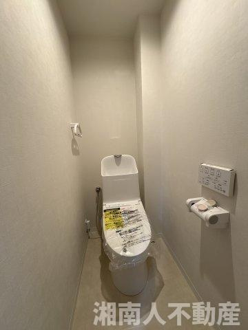 ベルパーク湘南茅ヶ崎C館のトイレ|清潔感のあるトイレです