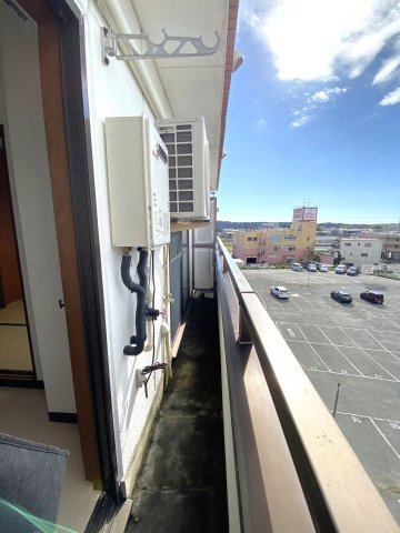 地奨第三マンションのバルコニー