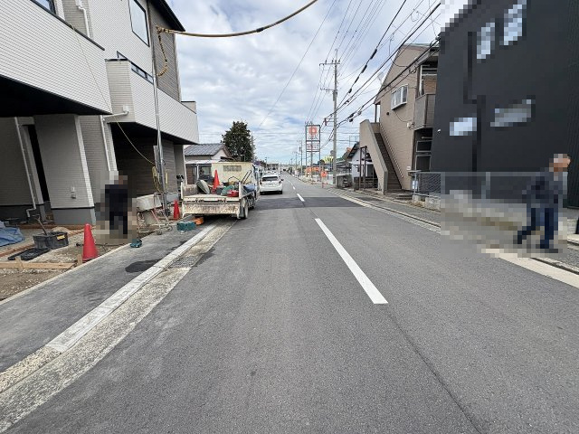 【その他】 | 福岡市西区小戸3丁目4期　3号棟（全3棟）【仲介手数料無料・0円】 | 現地写真。前面道路です。