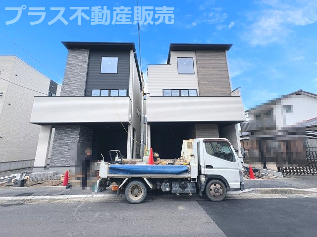 【外観】 | 福岡市西区小戸3丁目4期　3号棟（全3棟）【仲介手数料無料・0円】 | 現地写真。同じ物件を見るなら、プラス不動産販売にお任せ下さい。