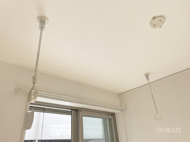 ヴィラージュの設備|室内物干し☆