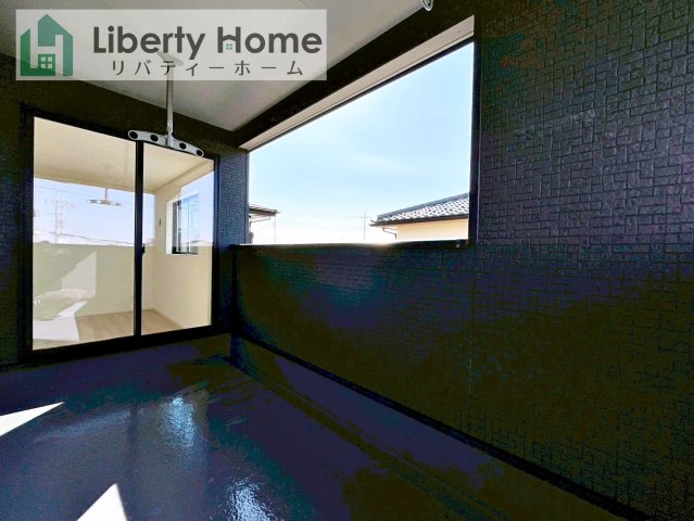 牛久市栄町第4　新築戸建のバルコニー