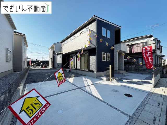 【外観】 | 深谷市天神町　新築住宅 | ≪2号棟≫安心して暮らせる利便性と、子どもを安心して育てられる穏やかな住環境が魅力です。
現地(2025年10月撮影)