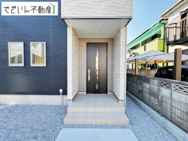【玄関】 | 深谷市天神町　新築住宅 | ≪2号棟≫
現地(2025年10月撮影)