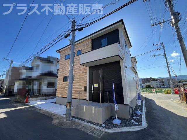 【外観】 | 福岡市南区弥永2丁目3期　1号棟（全2棟）【仲介手数料無料・0円】 | 現地写真。同じ物件を見るなら、プラス不動産販売にお任せ下さい。