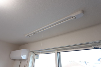 【設備】 | サントピア新涯Ⅱ | 室内物干し