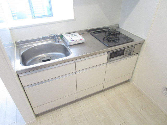 フォレストメゾン曳舟のキッチン|★グリル付きガス２口システムキッチン★