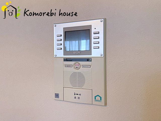 プラウド大宮日進の防犯設備|モニター付インターホンです