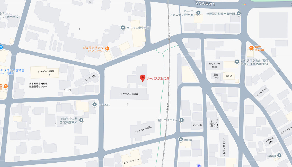 サーパス文化の森の地図