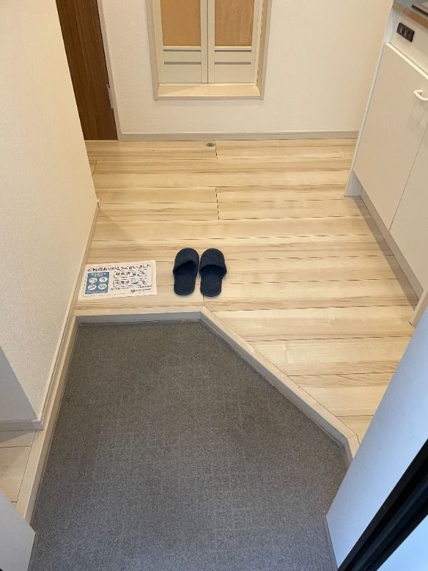 ウラノス竹の塚の玄関