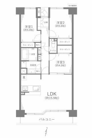 【間取り】の画像